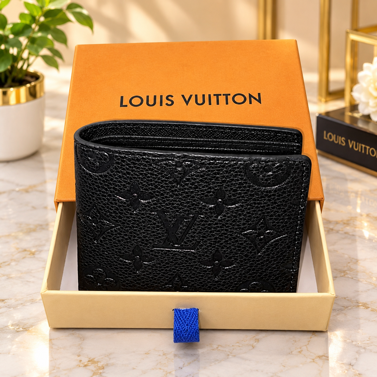 Louis Vuitton Multiple Monogram Slender Canvas Black Men’s Wallet