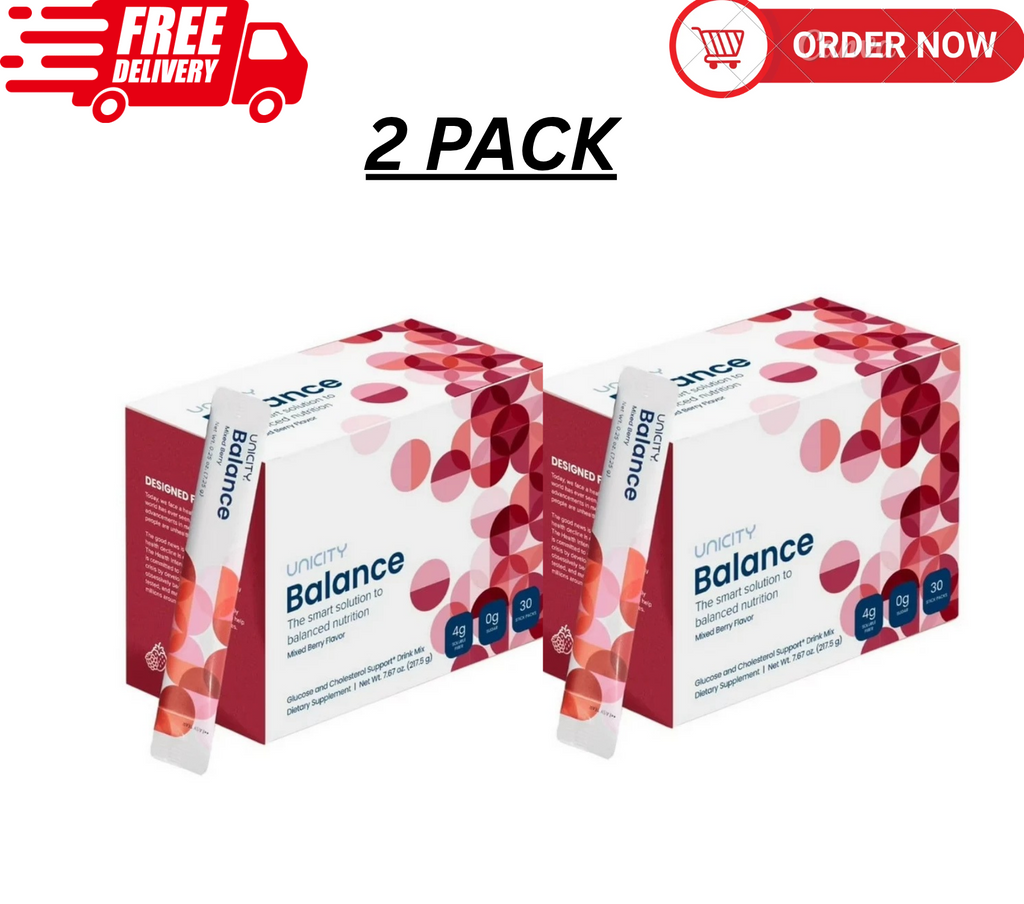 Unicity Balance Natural Mixed Berry Flavor  2 PACK