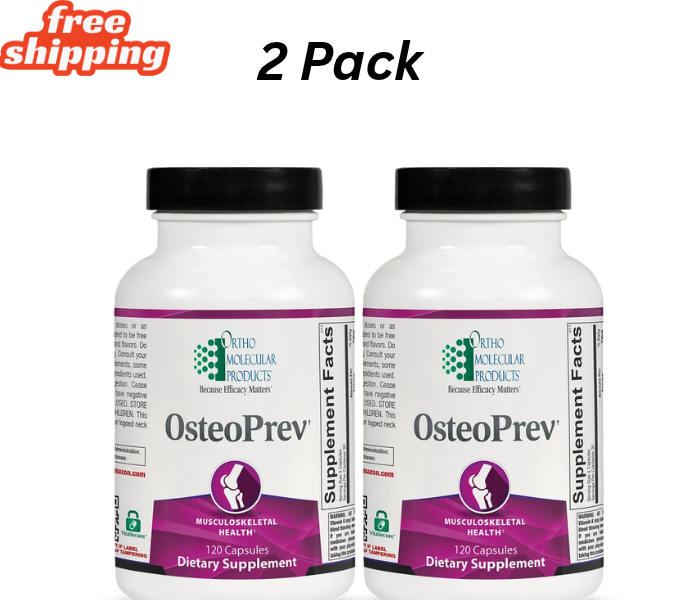 OsteoPrev (120 Capsules) by Ortho Molecular Products 2 Pack