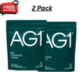 2 Pack AG1 Greens Powder Superfood – 75 Vitamins, Probiotics & Adaptogens | 360g Refill Pouch