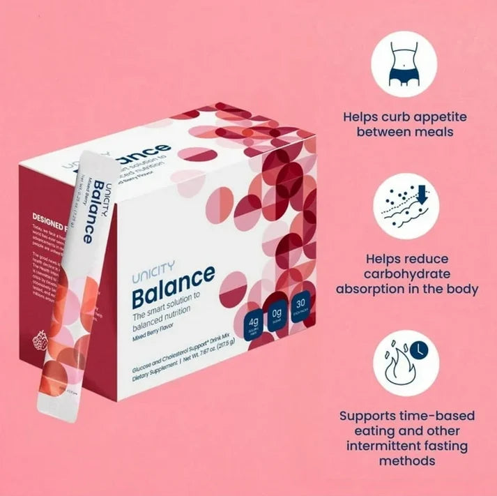 Unicity Balance Natural Mixed Berry Flavor  2 PACK