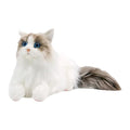 Realistic Ragdoll Cat Stuffed Animal Cat Doll for Cat Lovers Kids Girls Cat