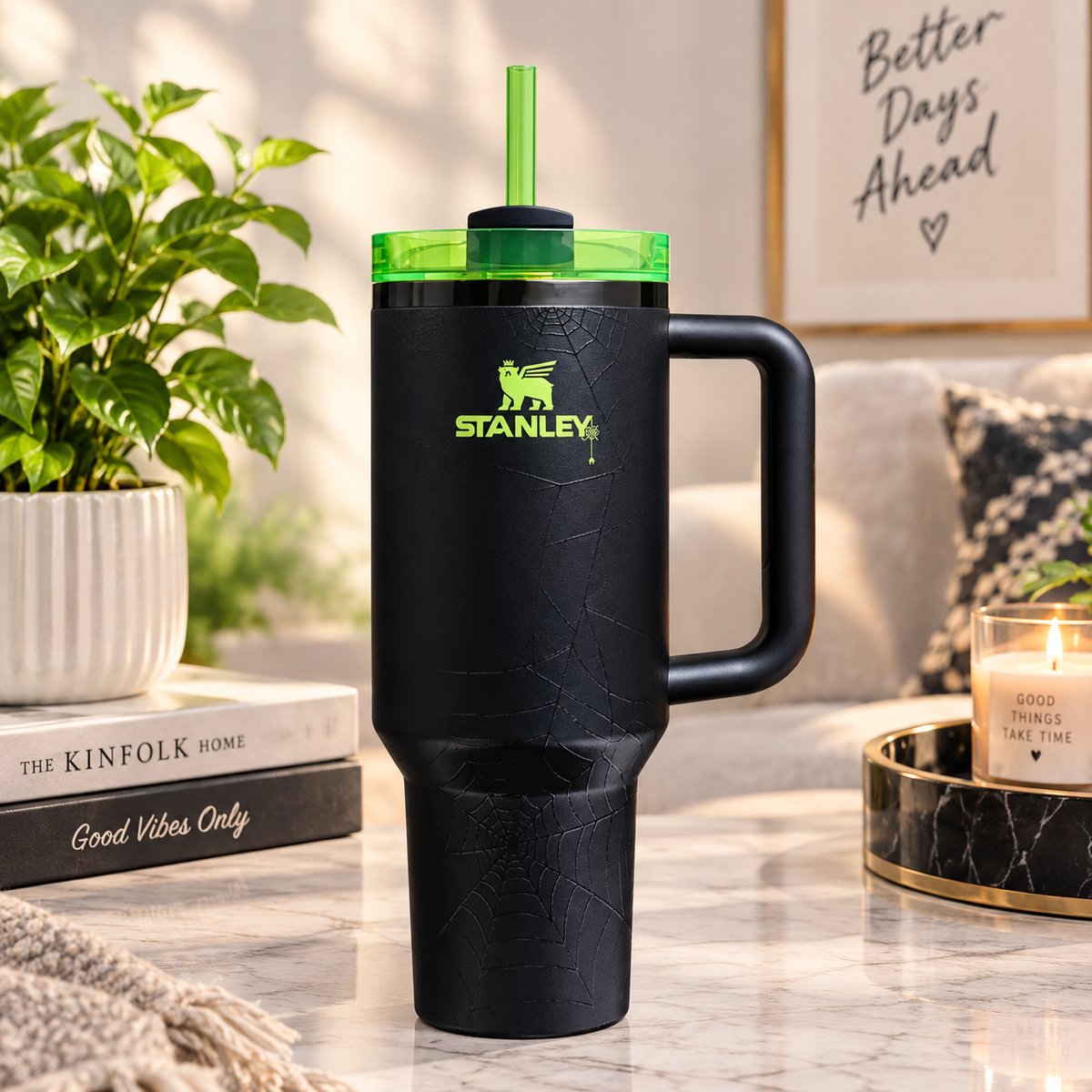 Stanley HALLOWEEN WEB GLOW H2.0 40oz Tumbler
