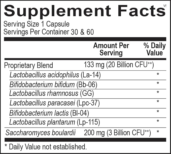 Ortho Biotic Capsules - 60 Capsules 2 Pack