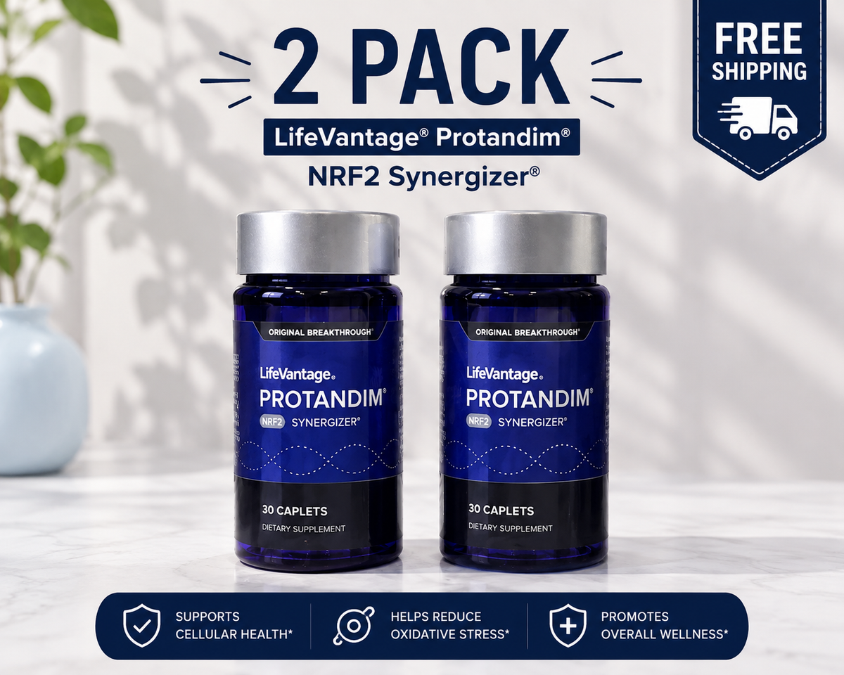 New 2 PACK Protandim Nrf2 and NRF1 Synergizer