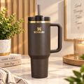 Stanley The Chocolate Gold Exclusive Quencher H2.0 Flowstate Tumbler | 40 oz Limited Edition, Brown