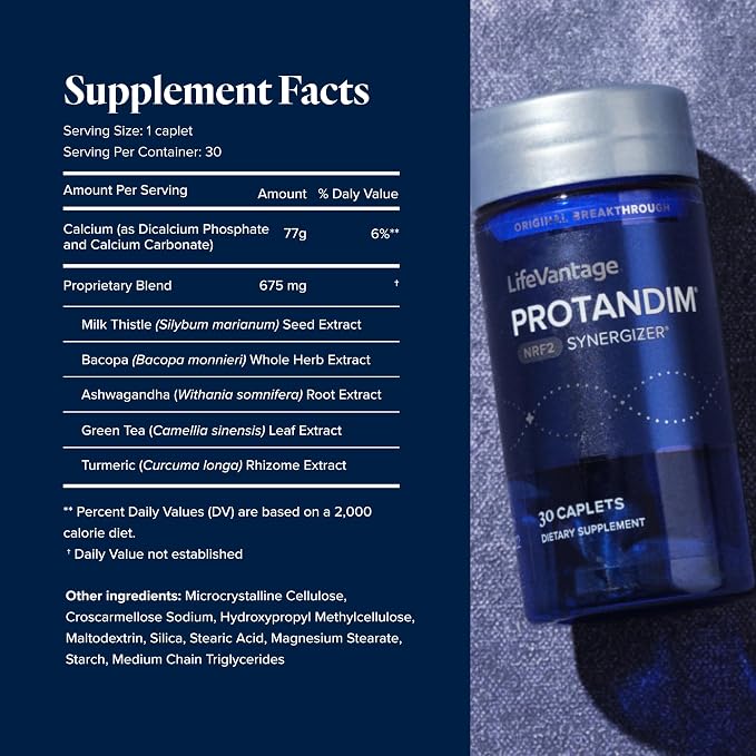 LifeVantage Protandim NRF2 Synergizer Supplement, 30 Tablets