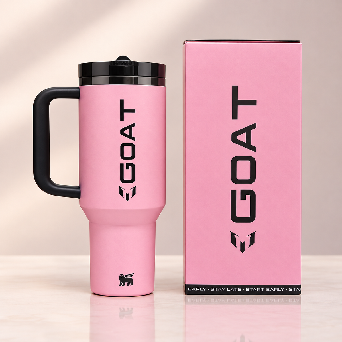 Messi x Stanley 1913 Quencher ProTour Flip Straw Tumbler 1.18L Messi GOAT Pink