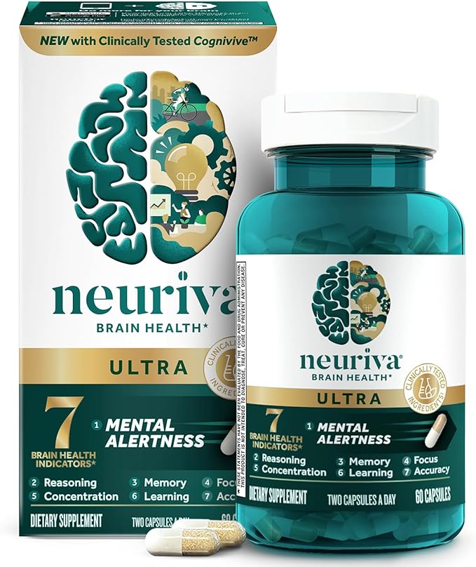 Neuriva Brain Health Ultra Capsules 60ct