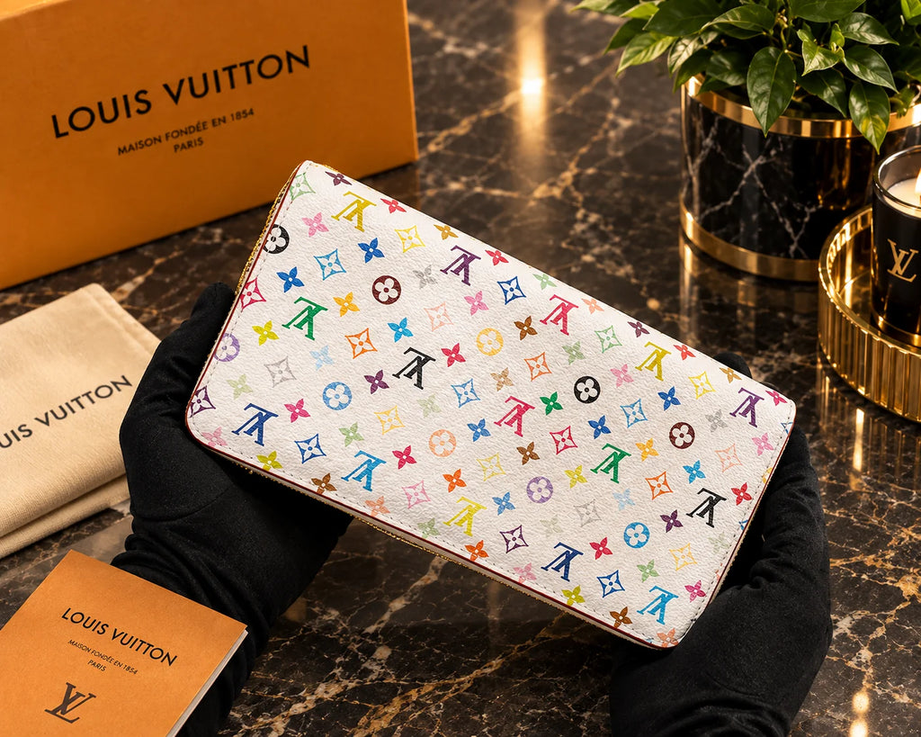 Louis Vuitton x Murakami Zippy Wallet Multicolor Monogram M13922