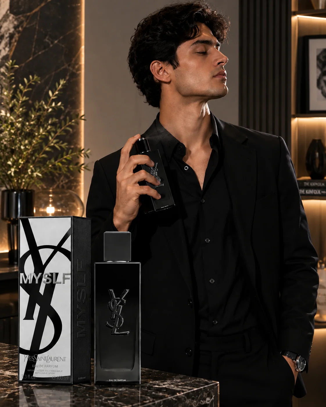 Yves Saint Laurent MYSLF Eau de Parfum 100ml 3.4oz – Woody Floral Men's Fragrance