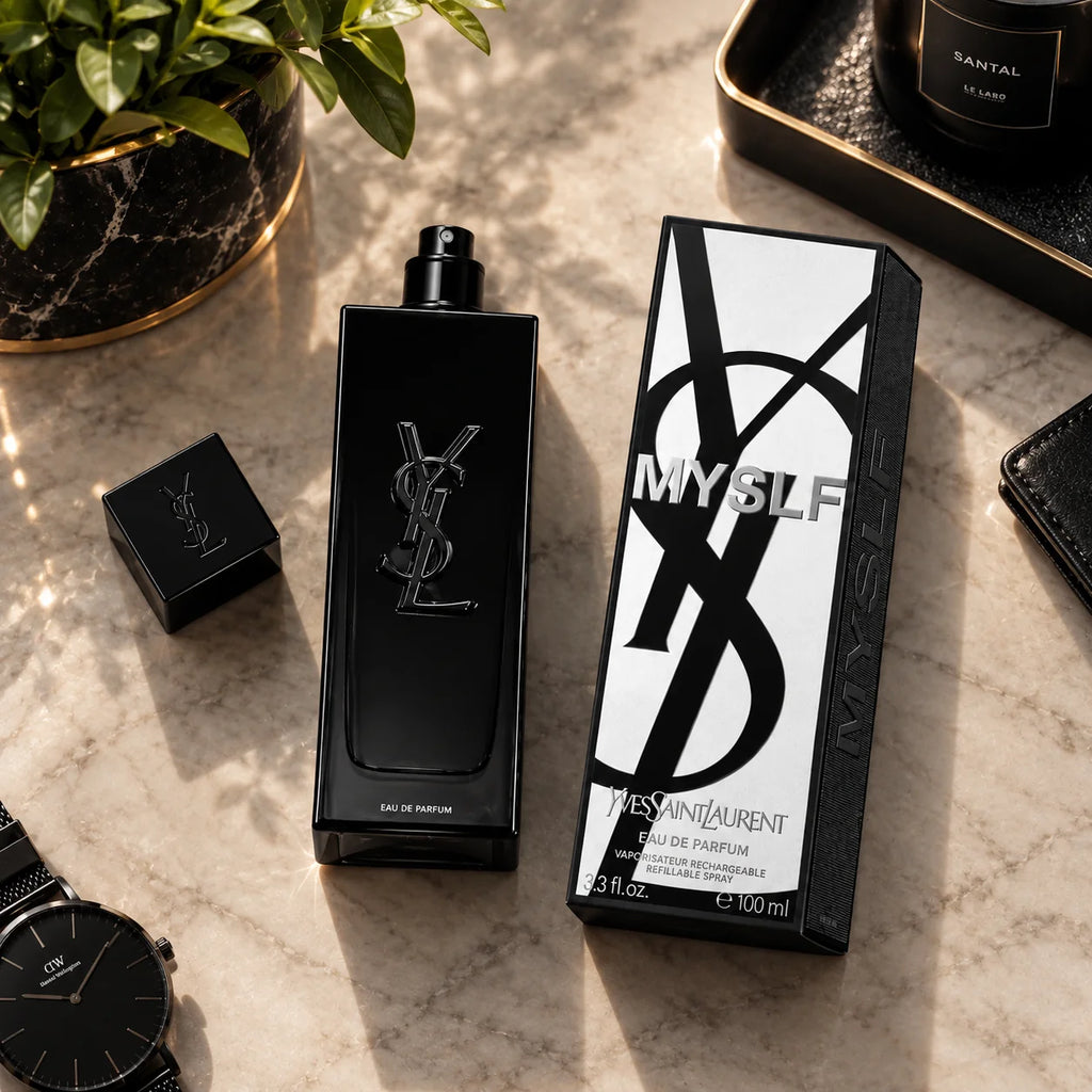 Yves Saint Laurent MYSLF Eau de Parfum 100ml 3.4oz – Woody Floral Men's Fragrance
