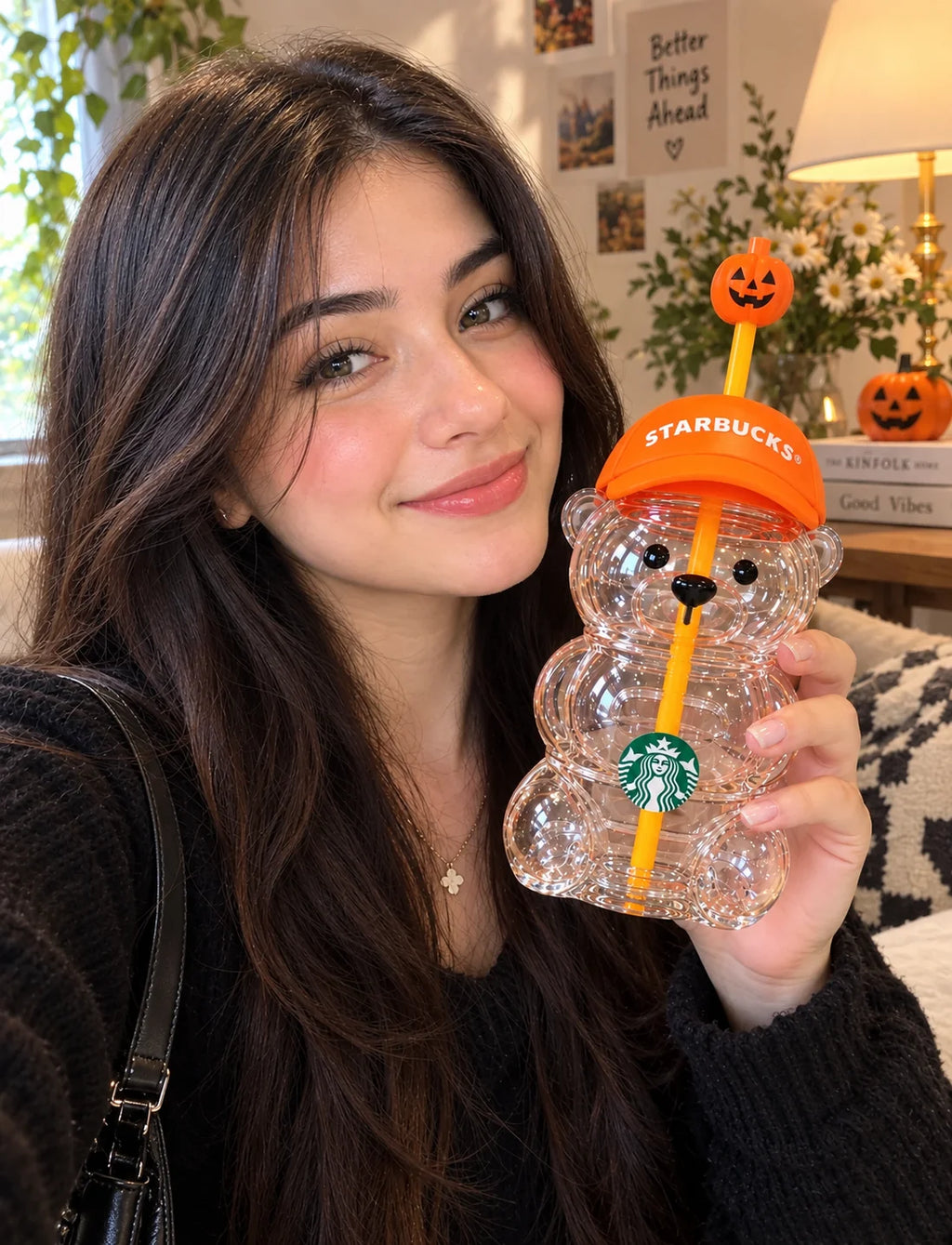 Starbucks Halloween Bearista Bear Cup Tumbler