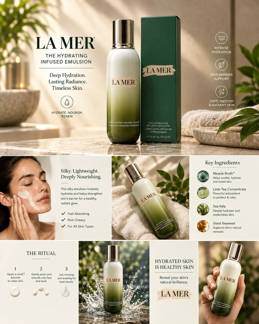 La Mer The Hydrating Infused Emulsion 125ml / 4.2 oz