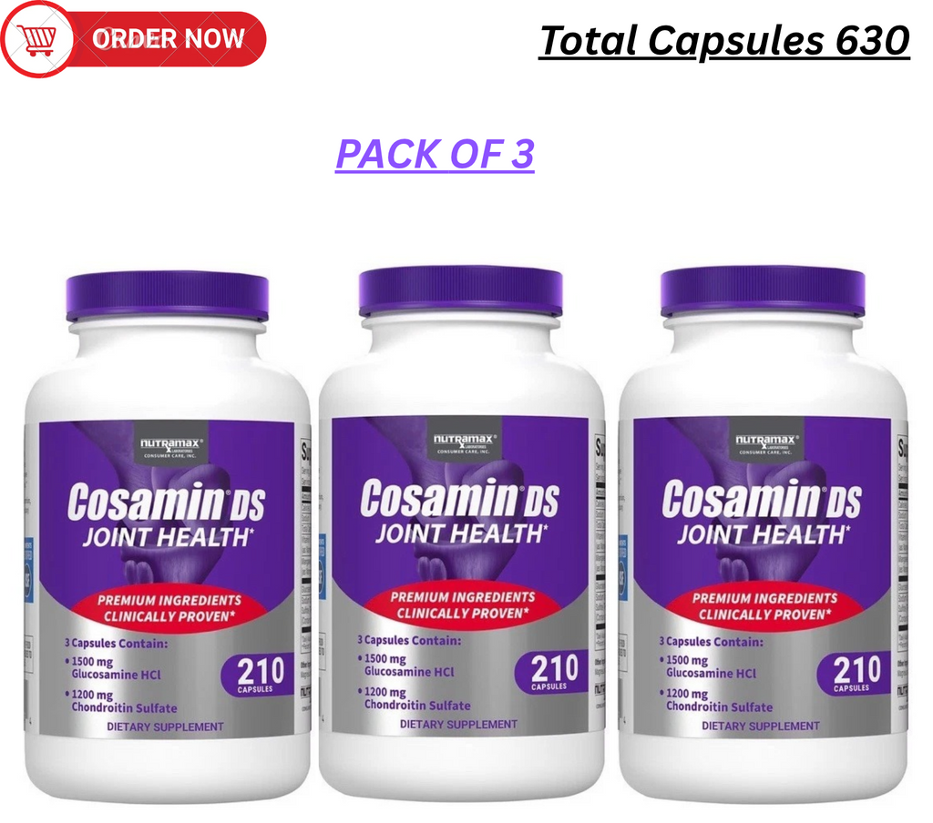 3 PACK  Cosamin DS Joint Health Supplement 210 Capsules