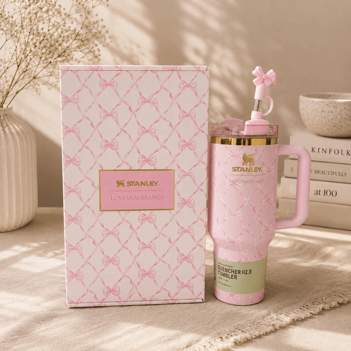 Stanley Love Shack Fancy 40 oz pink stanley