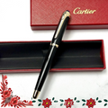 Cartier Black Gold Composite Executive Rollerball Pen Rare AD VIP Gift