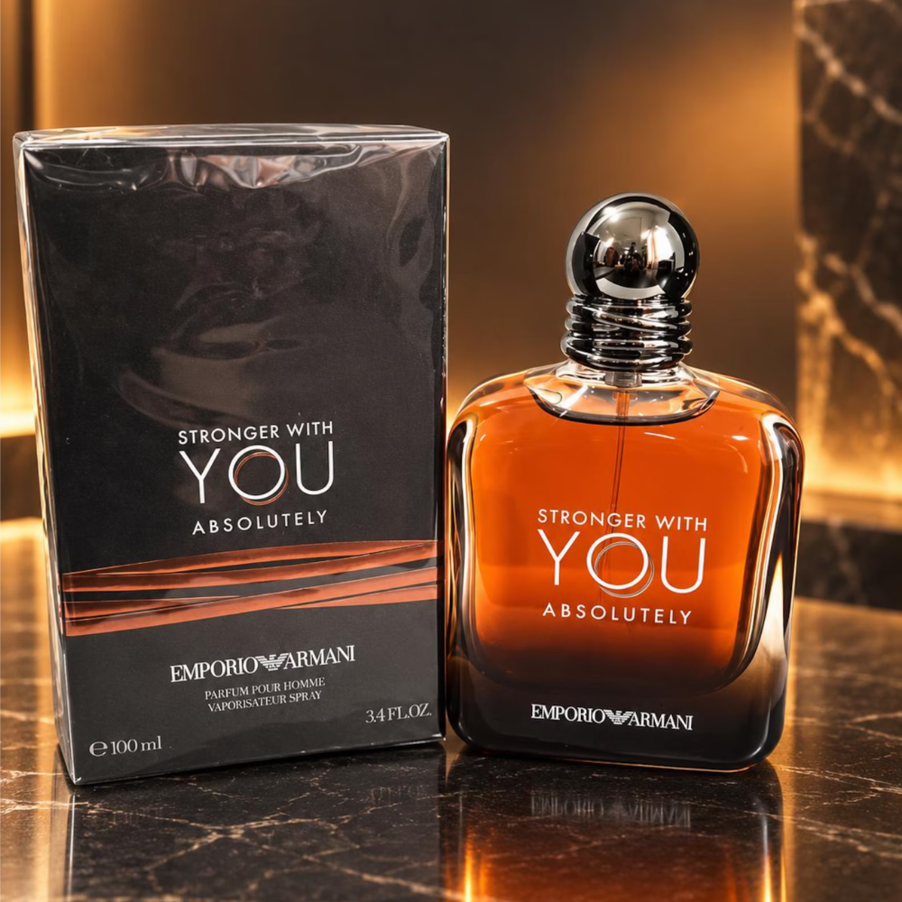 Armani Stronger With You Absolutely Eau de Parfum for Men 100ml, Men's Designer Fragrance,