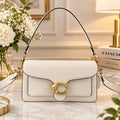 COACH CH857 Tabby 26 Shoulder White Leather Crossbody Outlet New