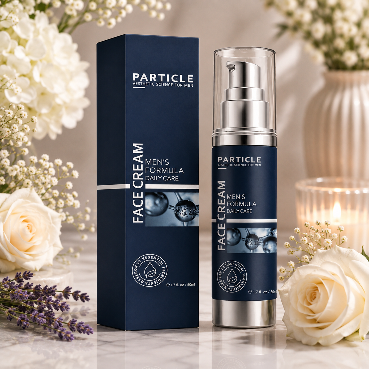 3X Particle Face Cream Men 6 in 1 Anti-Aging Cream Fights Eye Bags Dark Spots