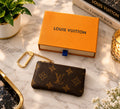 Louis Vuitton Monogram Key Pouch Pochette Clés Coin Purse
