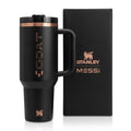 STANLEY x Messi Quencher Pro Tour Flip Straw Tumbler 40oz GOAT Black