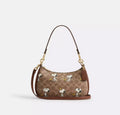COACH x PEANUTS Teri CBJ88 Shoulder Bag Tan Brown