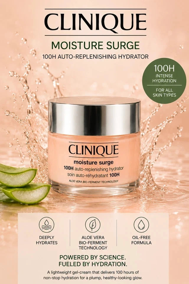 Clinique Moisture Surge 100H Auto-Replenishing Hydrator 4.2oz / 125ml