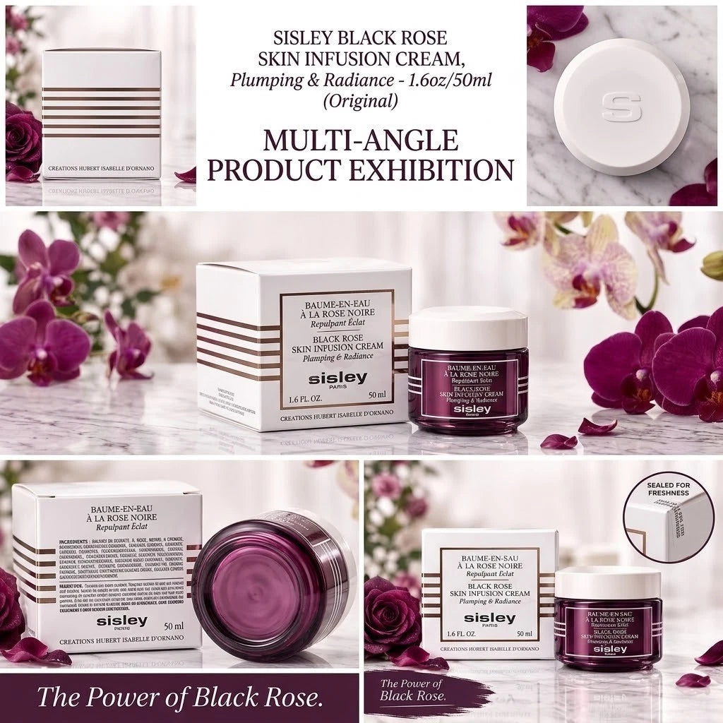 SISLEY Black Rose Skin Infusion Cream, Plumping & Radiance 1.6oz/50ml