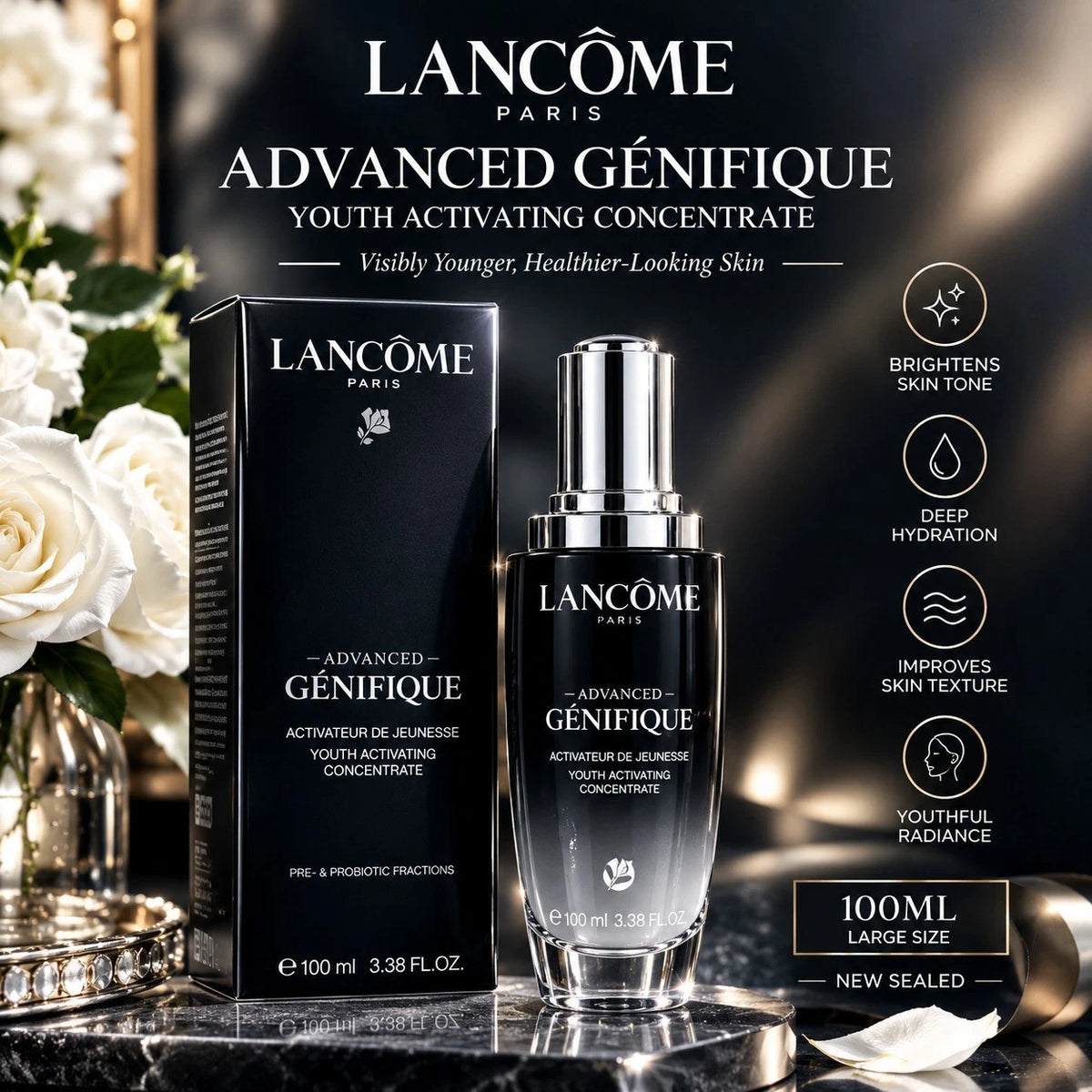 Lancome Advanced Genifique Youth Activating Concentrate 3.38oz /100ml