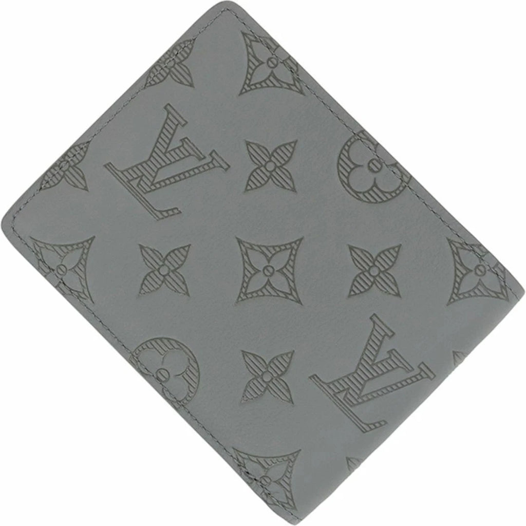 Louis Vuitton Portefeuille Multiple Monogram Shadow Anthracite Gray bifold wallet