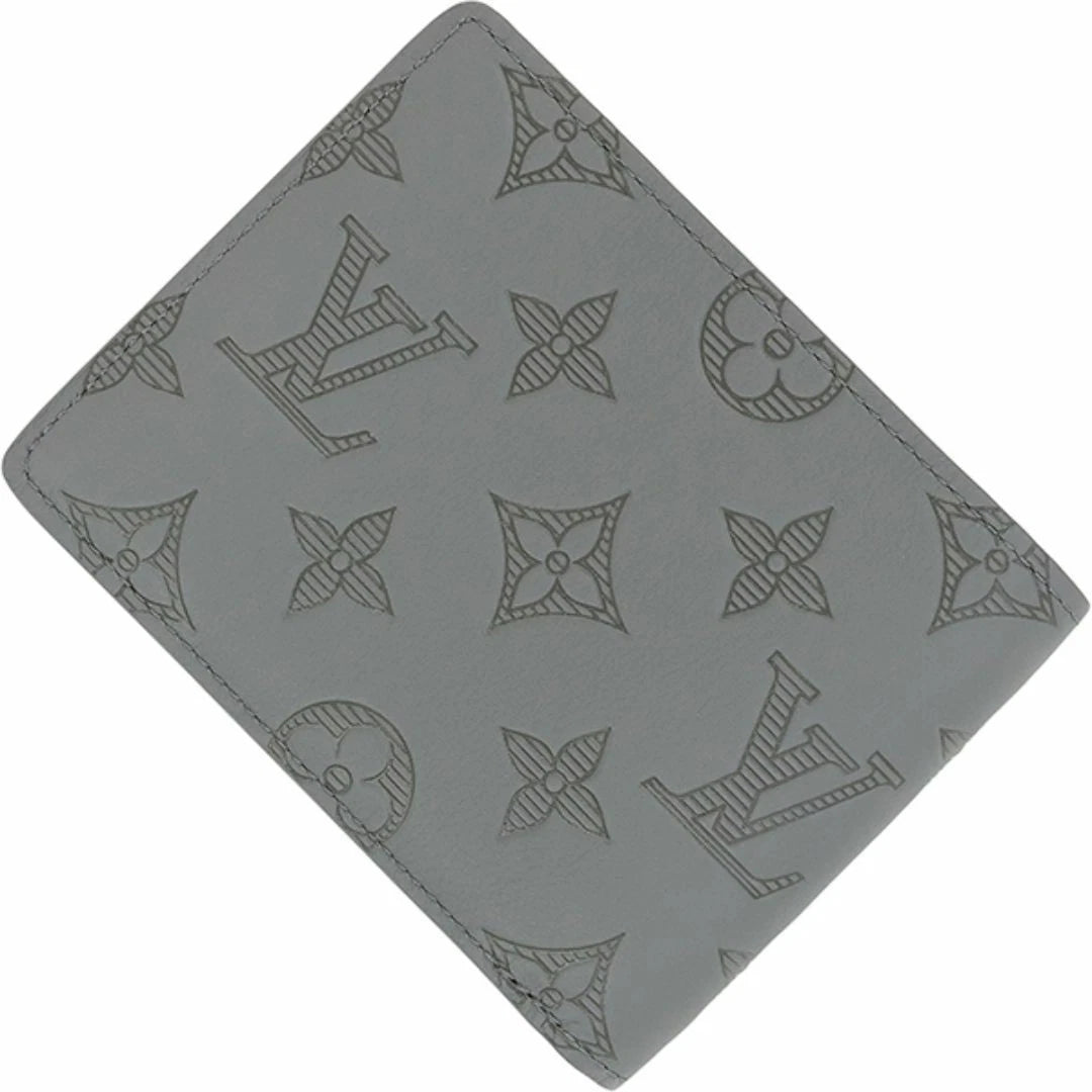 Louis Vuitton Portefeuille Multiple Monogram Shadow Anthracite Gray bifold wallet