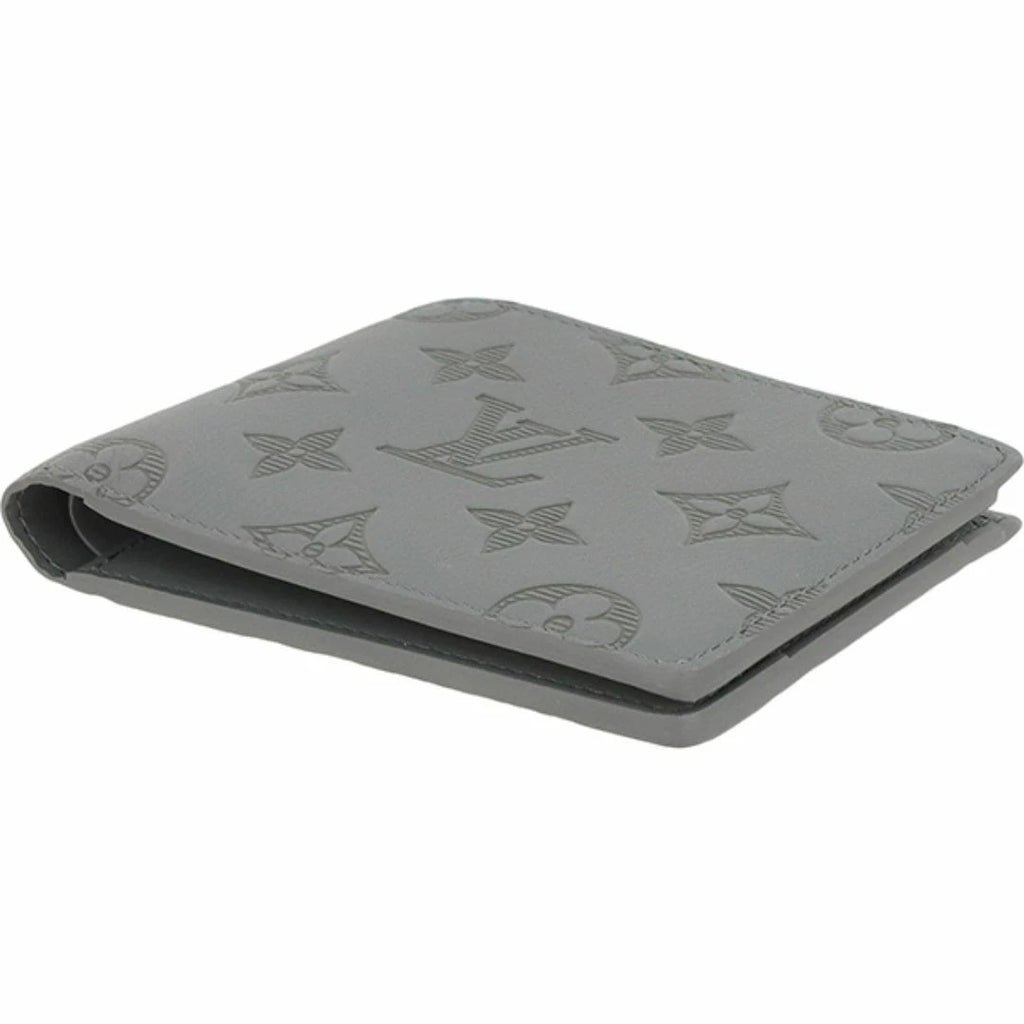 Louis Vuitton Portefeuille Multiple Monogram Shadow Anthracite Gray bifold wallet