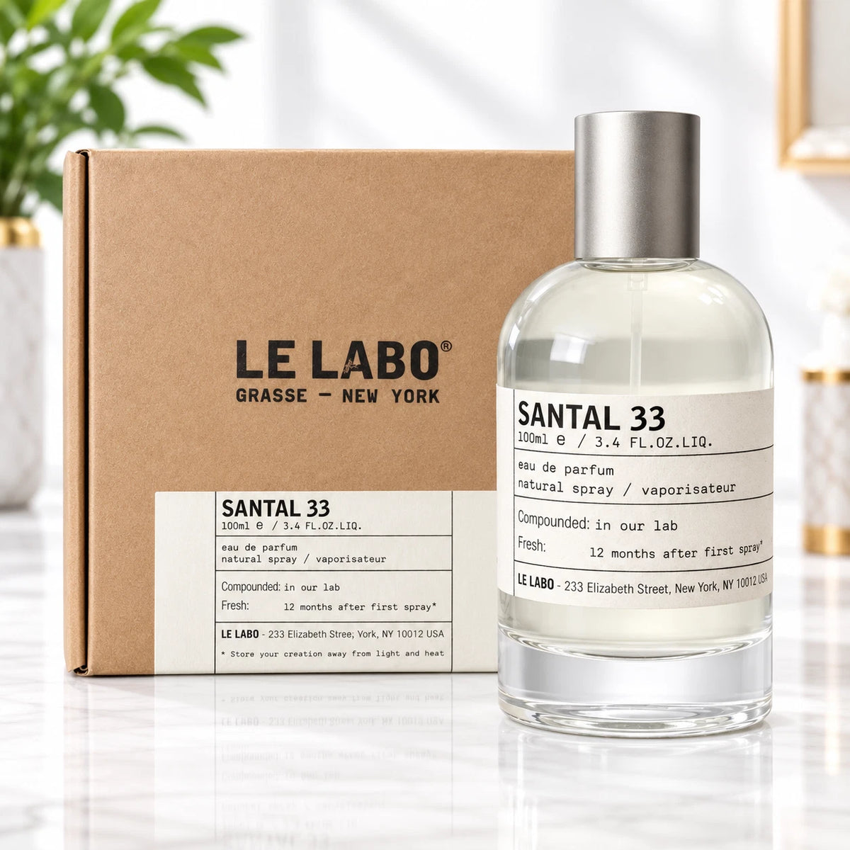 Le Labo Santal 33 EDP 3.4oz-100mL Unisex BRAND-NEW