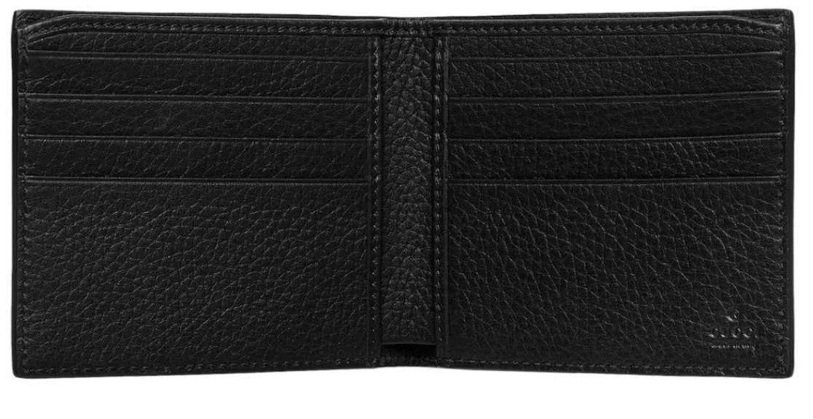 Gucci Jumbo GG Leather Bifold Wallet Mens New
