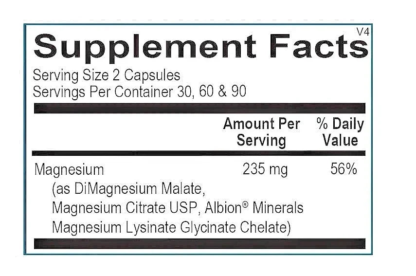 New Ortho Molecular Reacted Magnesium 120 Capsules
