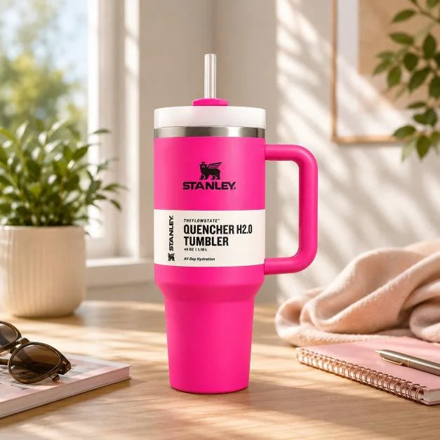 Stanley Tumbler 40oz – Dark Pink